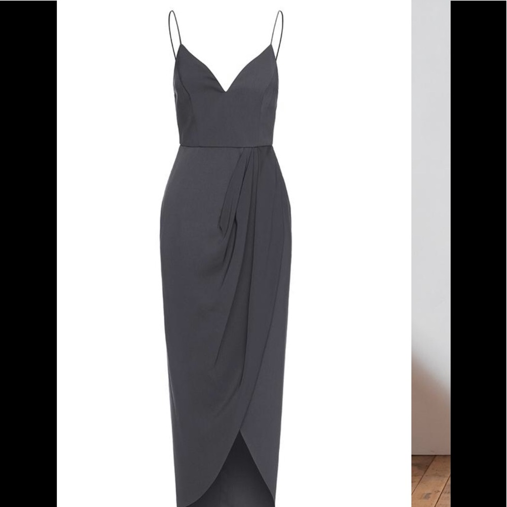 Shona Joy Cocktail draped dress